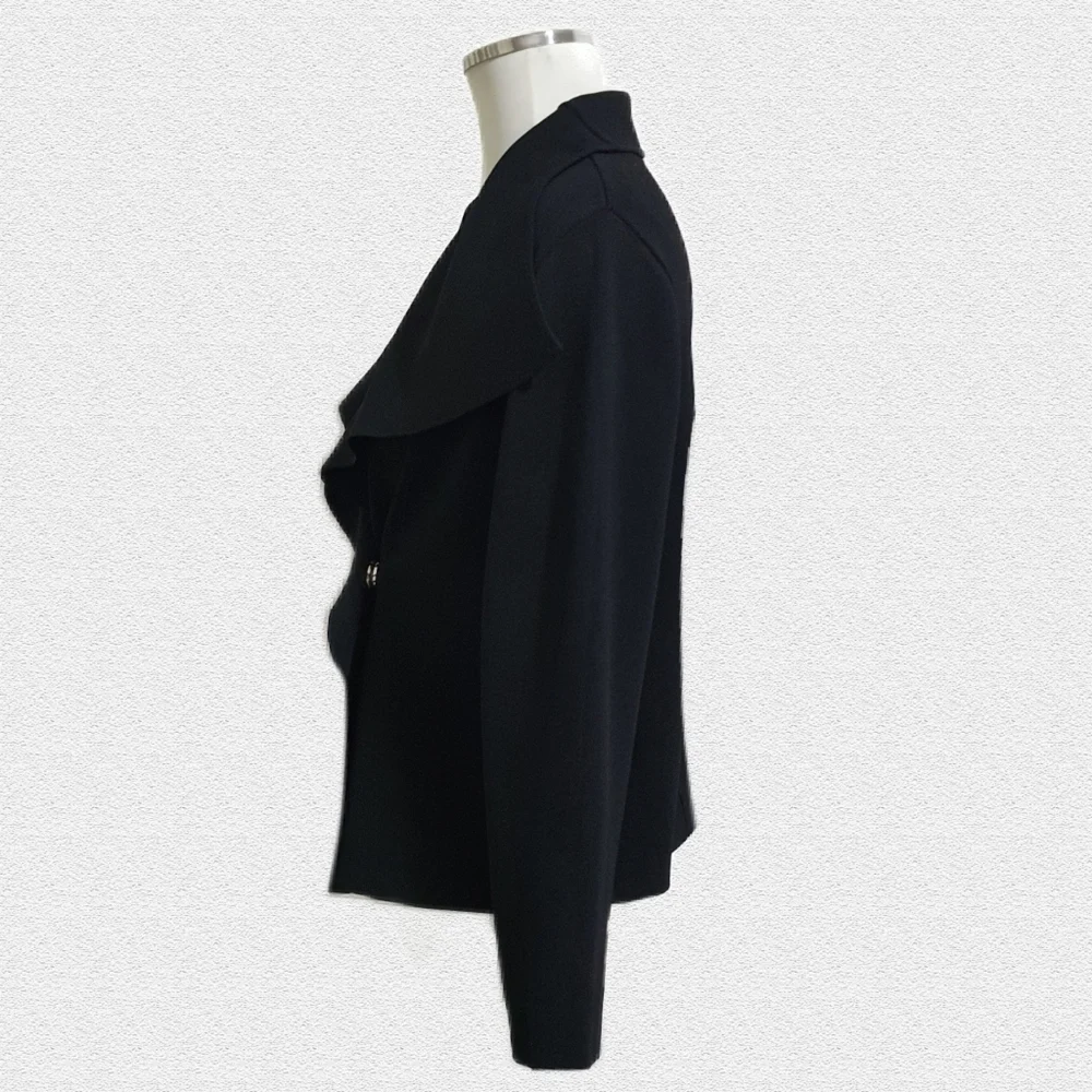 Zaket & Plover Black Knit Jacket Size XL - Picture 5 of 8